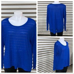 Lane Bryant size 14/16 blue sweater.